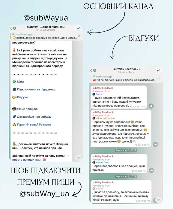 Спотіфай Преміум, Ютуб Преміум, Нетфлікс 4К, ЧатГПТ Плюс сімʼя