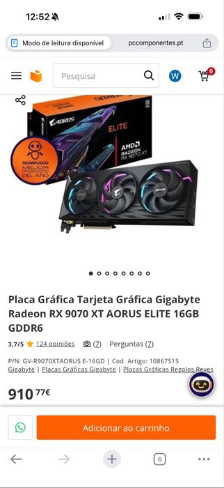 Rx 9070Xt aorus elite