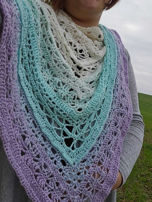 Chusta akryl bawelna