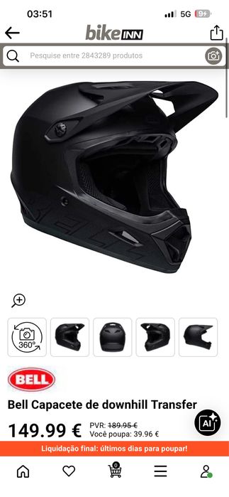 Capacete downhill BELL NOVO