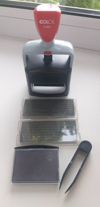 Самонаборный штамп Colop 2400, S 600, запасные кассы букв TRODAT