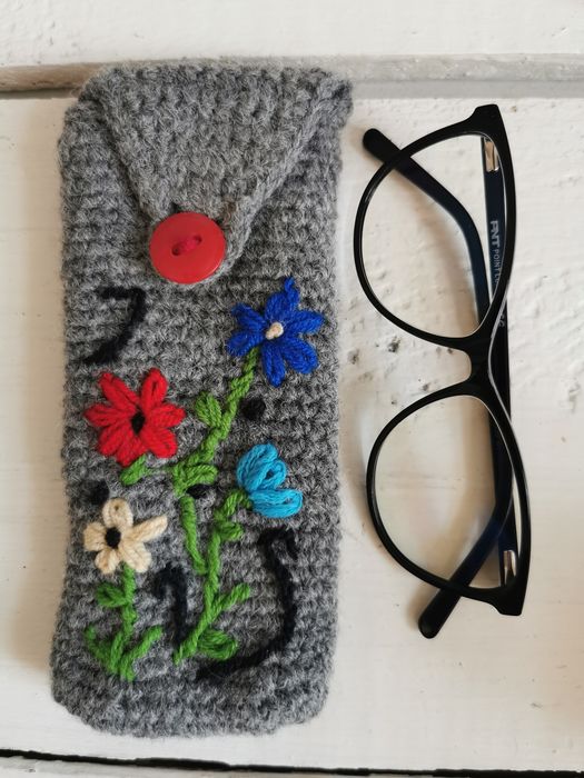 Szydełkowe etui na okulary