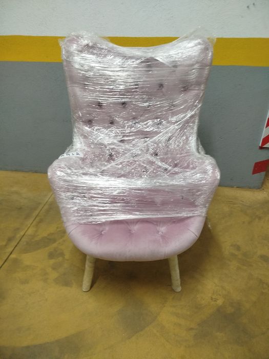 Cadeirão cor Rosa Paris