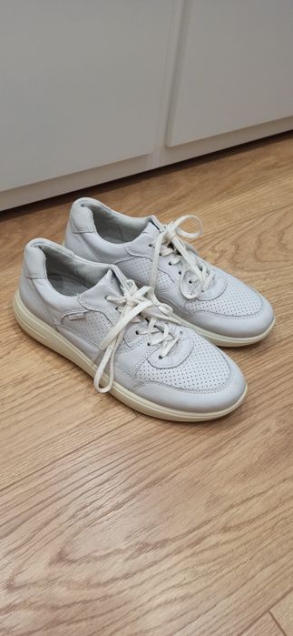Buty sportowe ecco , skórzane sneakersy damskie
