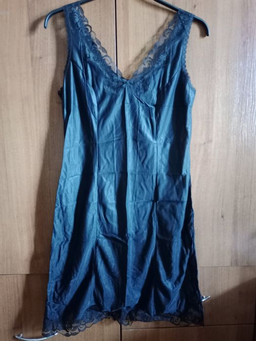 Комбинация черная винтаж ГДР Стретта