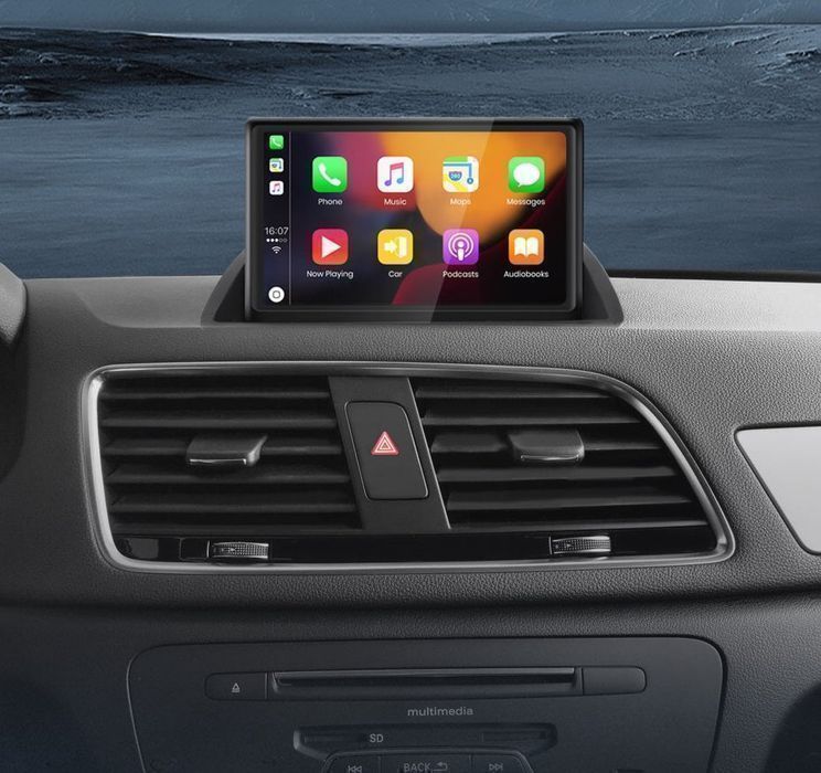 Audi Q3 2012–2018 – Radio Android 15 8” CarPlay Android Auto 4GB/64GB GPS Nawigacja Stacja Multimedialna WiFi Bluetooth DSP 4G LTE PL