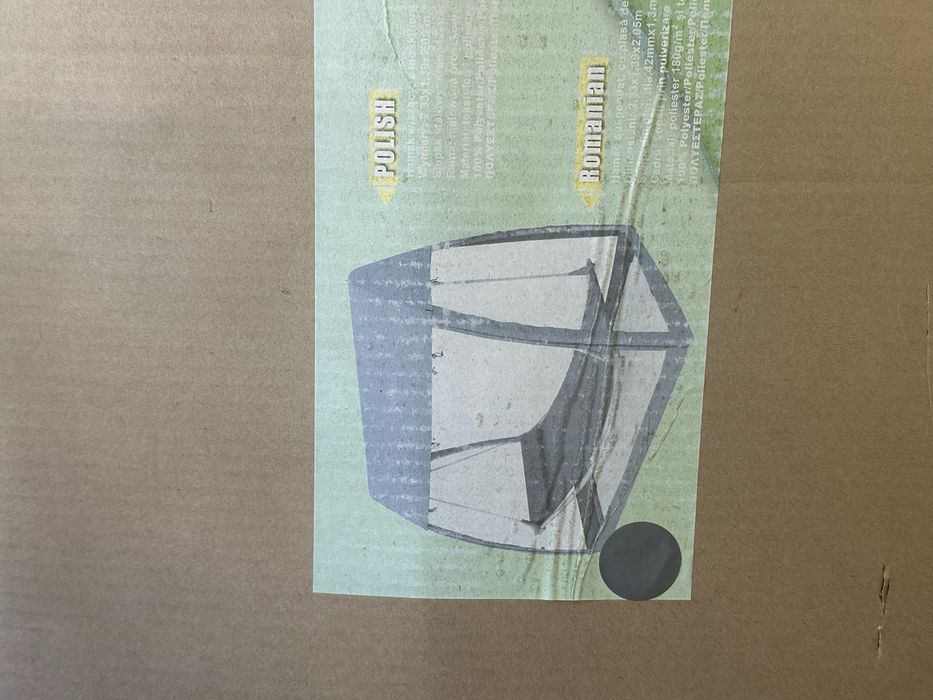 Hamak ogrodowy z moskitierą