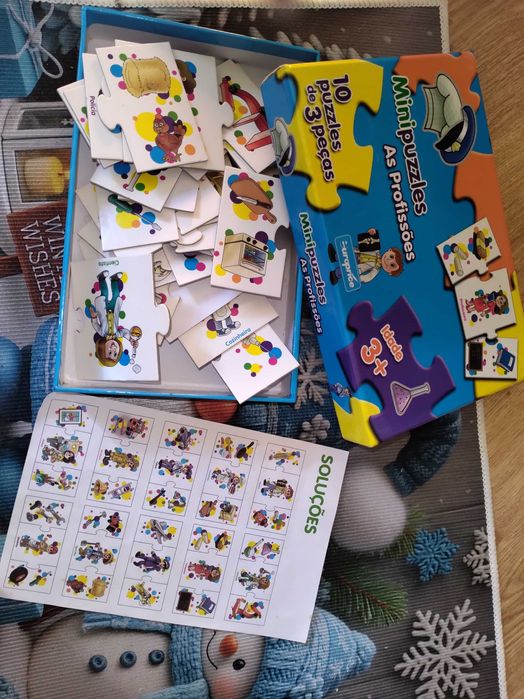 Minipuzzle As Profissões - já com uso