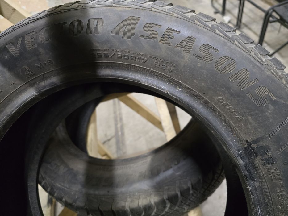 2 opony całoroczne GoodYear 225/60 R17 99V Vector 4 Seasons m+s
