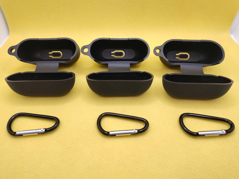 Чехол силиконовый на наушники Samsung Galaxy Buds 3 / 3 Pro + карабин!