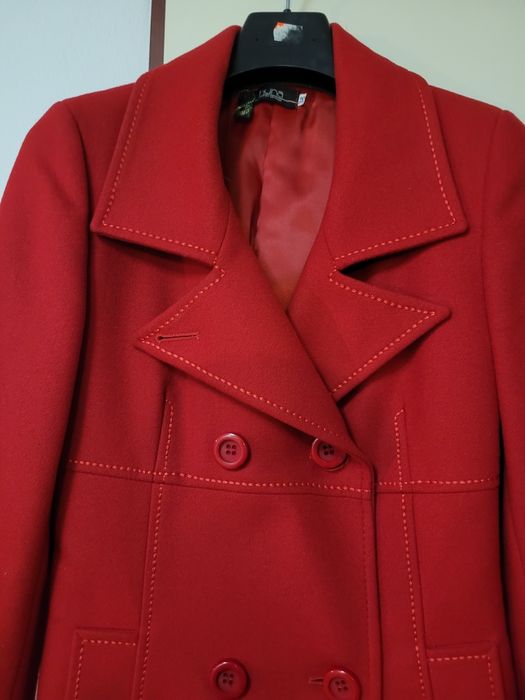 Płaszcz Czerwony roz 38
