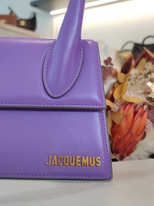 Сумка Jacquemus Le Chiquito Medium leather bag Purple