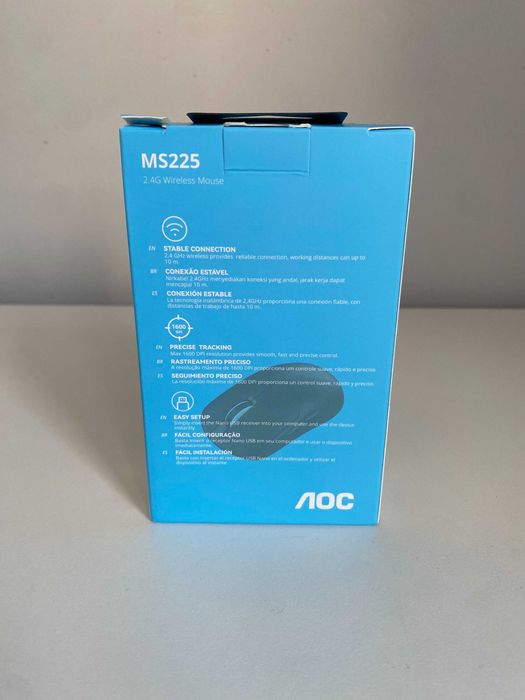 Rato AOC MS225 Wireless - Novo em Caixa Nunca Usado