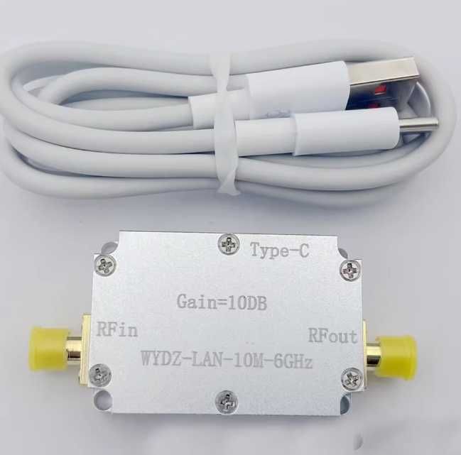 Лінійний підсилювач LAN 10 МГц-6 ГГц 10/20/30/40дБ Low Noise Amplifier