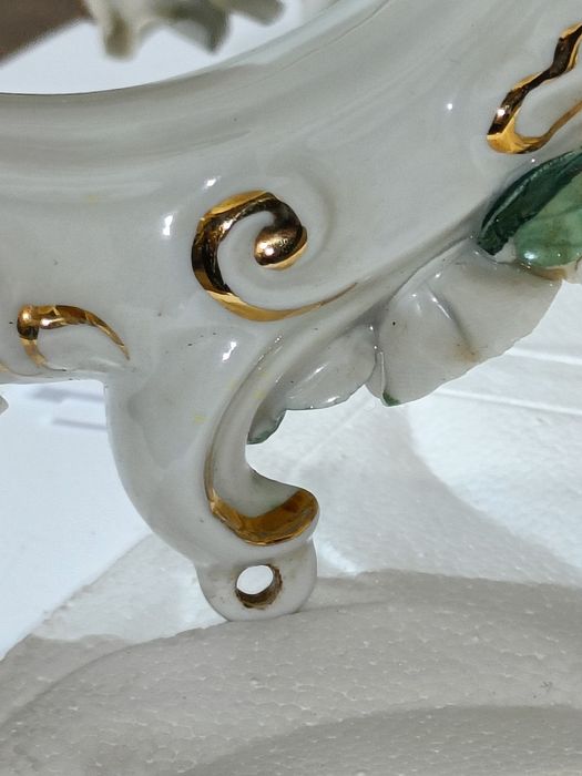 Luksusowy Żyrandol Capodimonte 6cio ramienny - Wloska porcelana 67cm