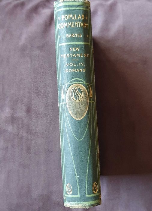Livro antigo NEW TESTAMENT, Rev. A. Barnes, Gresham Publishing, London