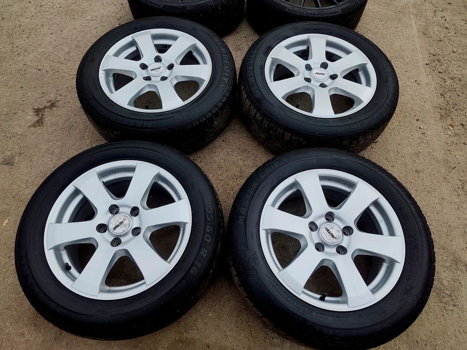 5x112 Felgi Aluminiowe Alufelgi 16 Koła Zimowe Zima VW PASSAT B5 B6 GOLF TOURAN CADDY JETTA SHARAN AUDI A4 B5 B6 B7 A6 C5 A3 8P 8V SKODA SUPERB OCTAVIA 2 3 SEAT EXEO LEON TOLEDO ALTEA ALHAMBRA MERCEDES 4,5mm Legnica ALU-RAD 205/60