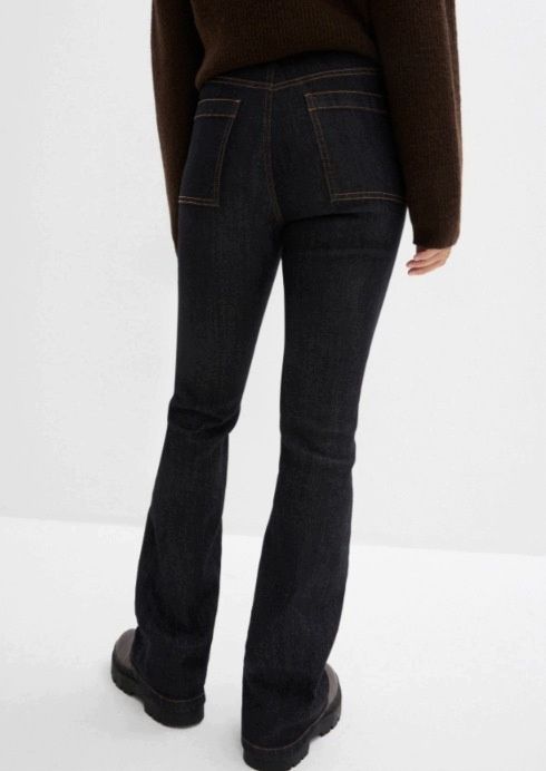 B.P.C spodnie bootcut czarny jeans 38.