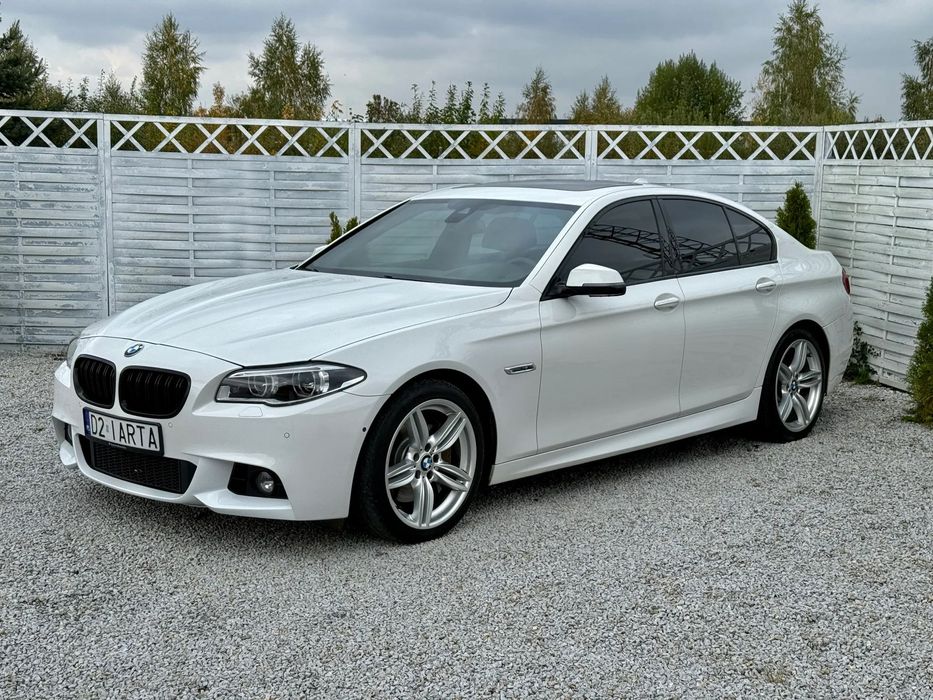 BMW Seria 5 2014 R, LIFT, 4.4L V8 450KM, xDrive, FULL Wersja, Idealna, ZAMIANA