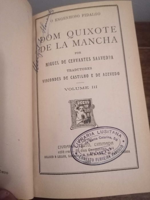 Livros "D. Quixote de la Mancha" de Miguel de Cervantes