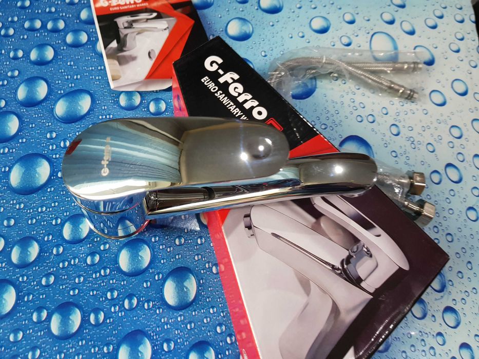 Смеситель змiшувач для кухни или умывальника G-Ferro Mars 555-15 См