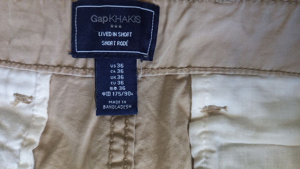 Spodenki  szorty męskie Gap W36 nowe