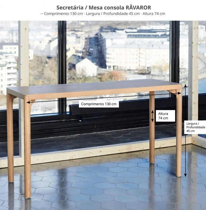 Conjunto Secretária e Estante IKEA RÅVAROR (Edição Limitada).
