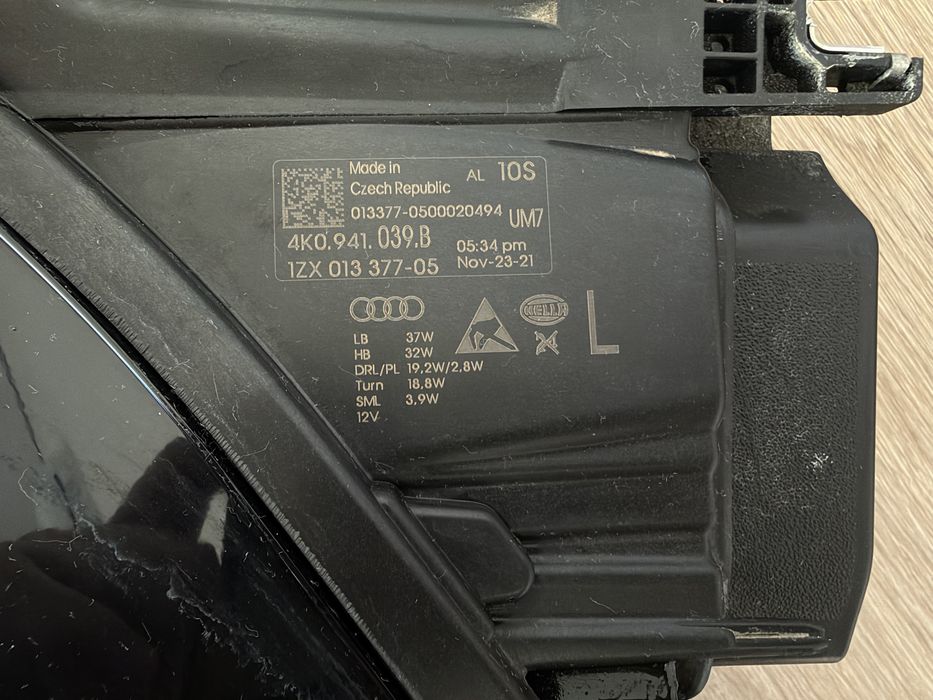 Фара AUDI A6C8 MATRIX, usa, full led.