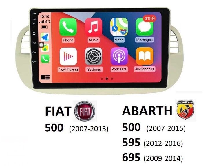 Radio fiat 500/ 500C Abarth
