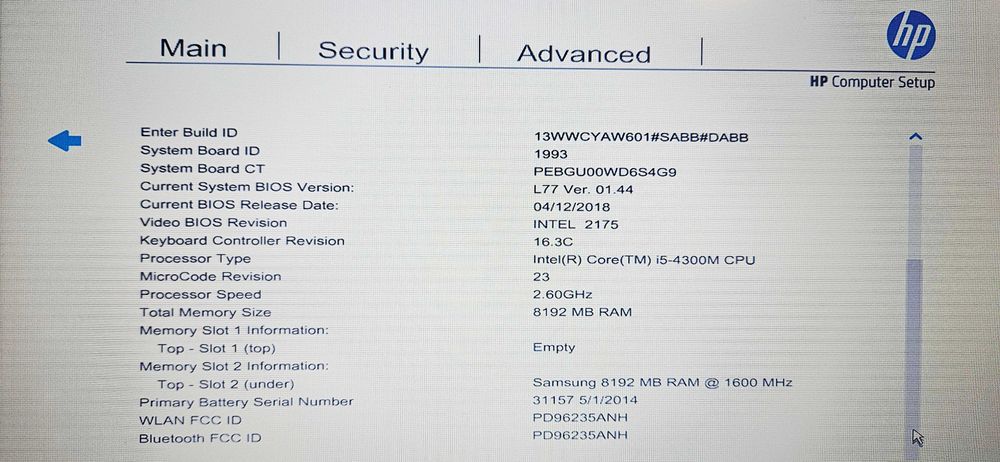 Laptop HP ProBook 640 G1 I5 8GB RAM 256GB SSD