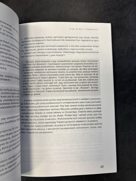 Terapia z udzialem psa Pawlik