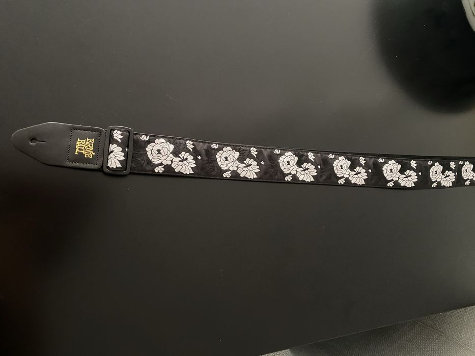 ernie ball guitar strap + strap block d’addario