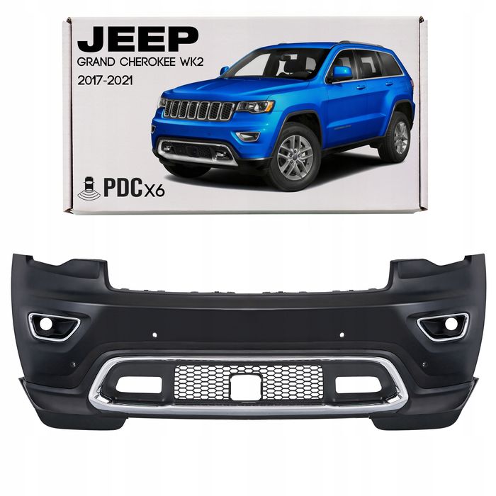 kompletny zderzak przedni 68333498aa jeep grand cherokee iv wk2 2017-2