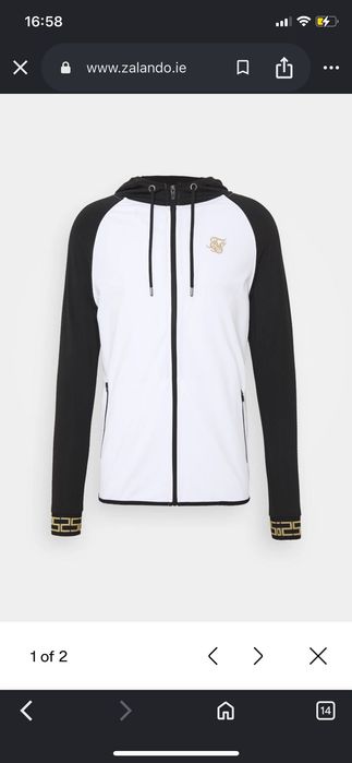 Классная мужская спортивная кофта зип худи SikSilk оригинал