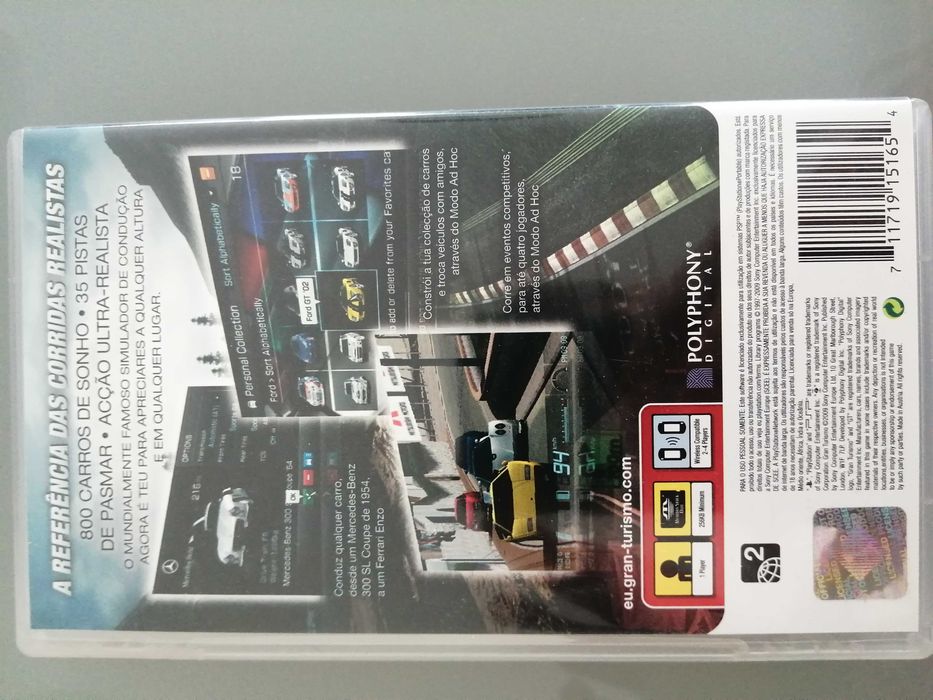 Gran Turismo -the real driving simulatios Jogo Playstation .Como novo*