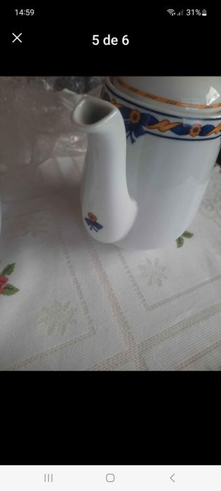 Terrina e bule vista alegre novo