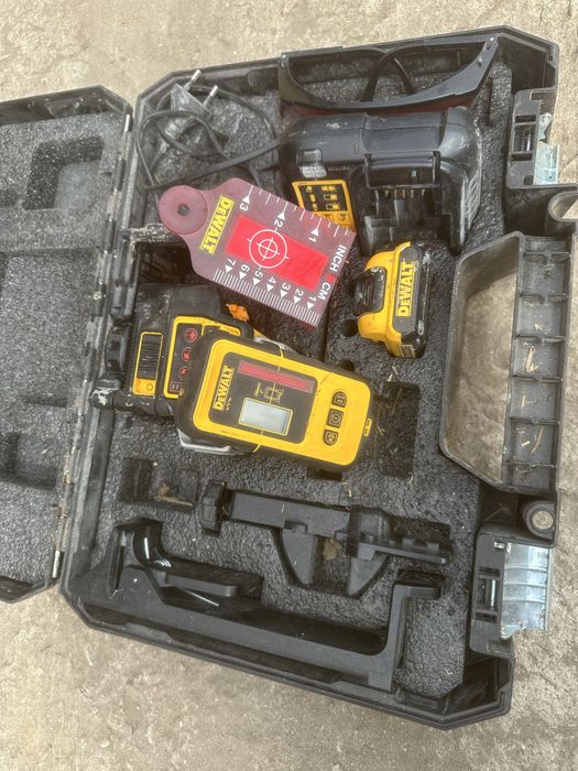 DEWALT DCE089D1R 3x360 Laser Krzyżowy + Detektor + Okulary + Aku + Ładowarka