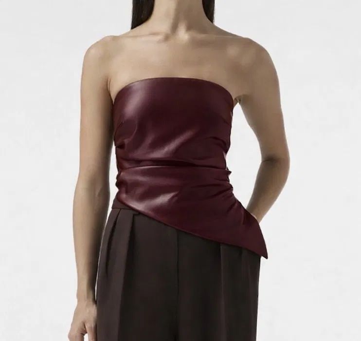 Топ з екошкіри CHER17