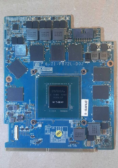 Відеокарта MXM GTX1070 неробоча
