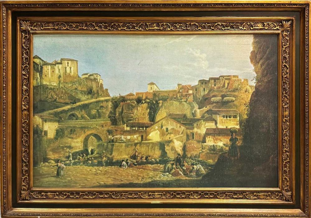 Pintura sobre mármore