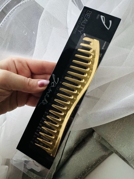 Расческа гребень Janeke золотой