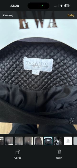 Damska elegancka marynarka Taranko rozmiar 42.