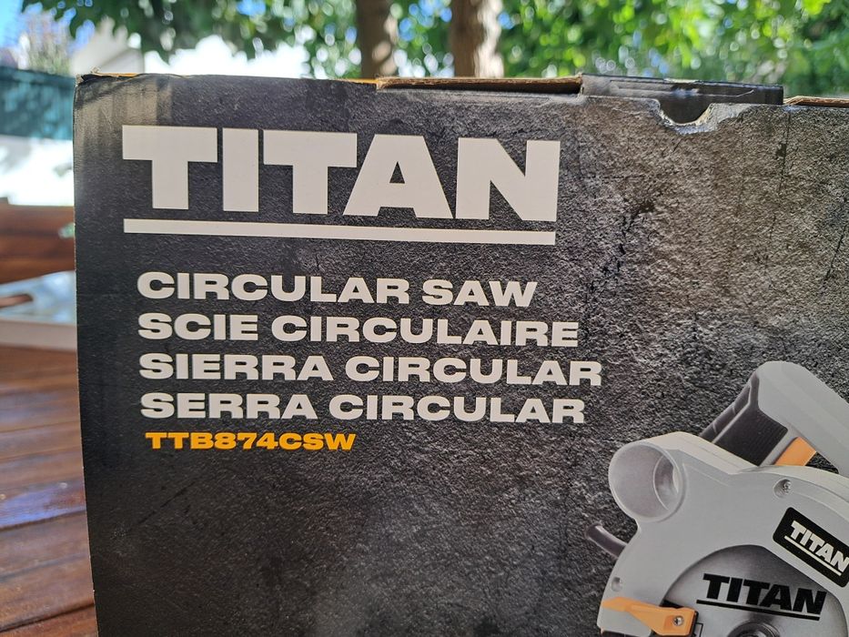 Serra Circular Titan | com GARANTIA até setembro de 2027