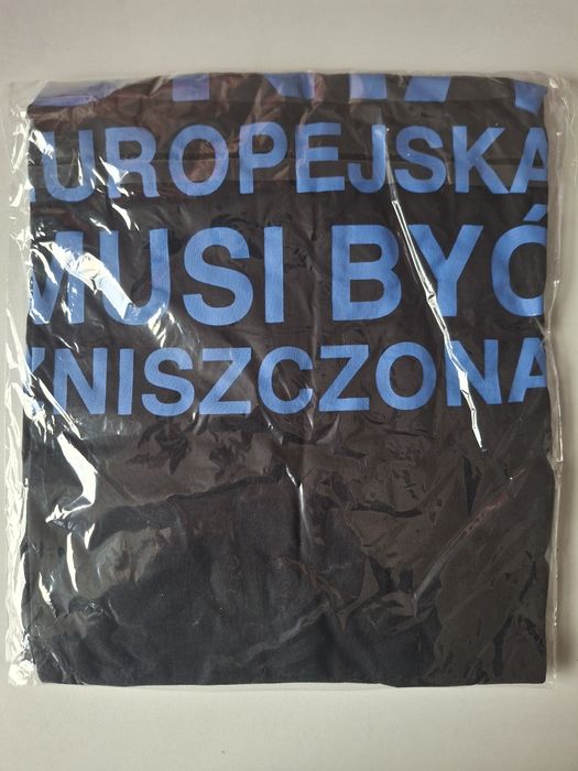 Koszulka "A poza tym sądzę, że Unia Europejska" czarna męska XL