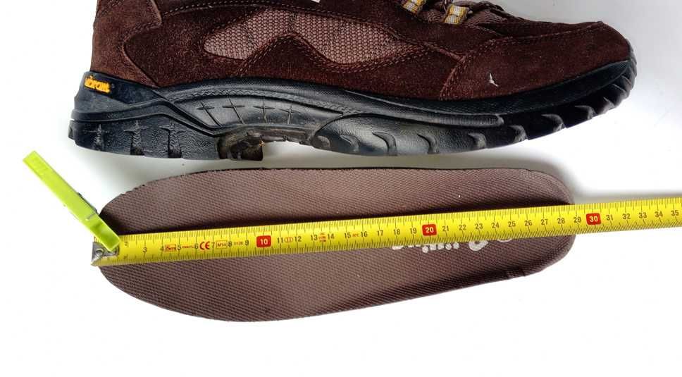 Buty Britung r 44 VIBRAM wkładka mierzona 29 cm trekkingowe RAZ użyte