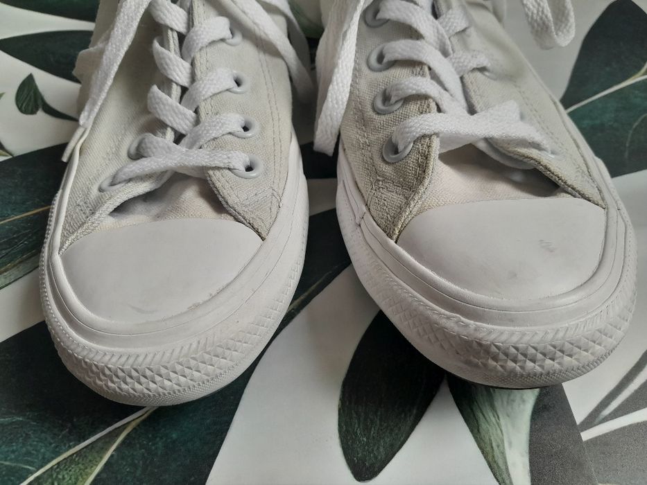 Niskie trampki turkusowe converse Conversy