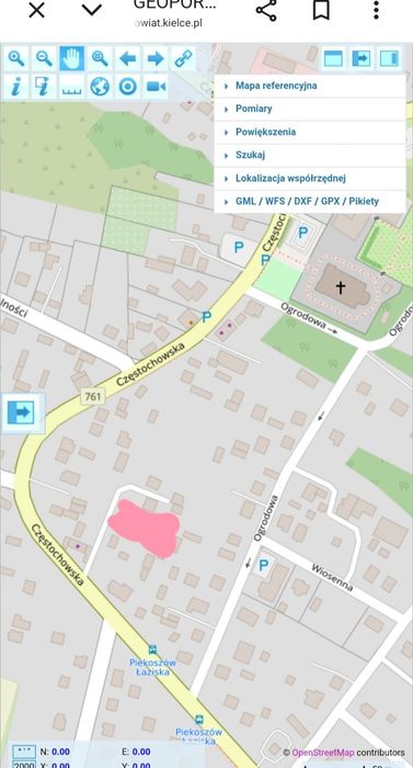 Działka budowlana Piekoszów -centrum