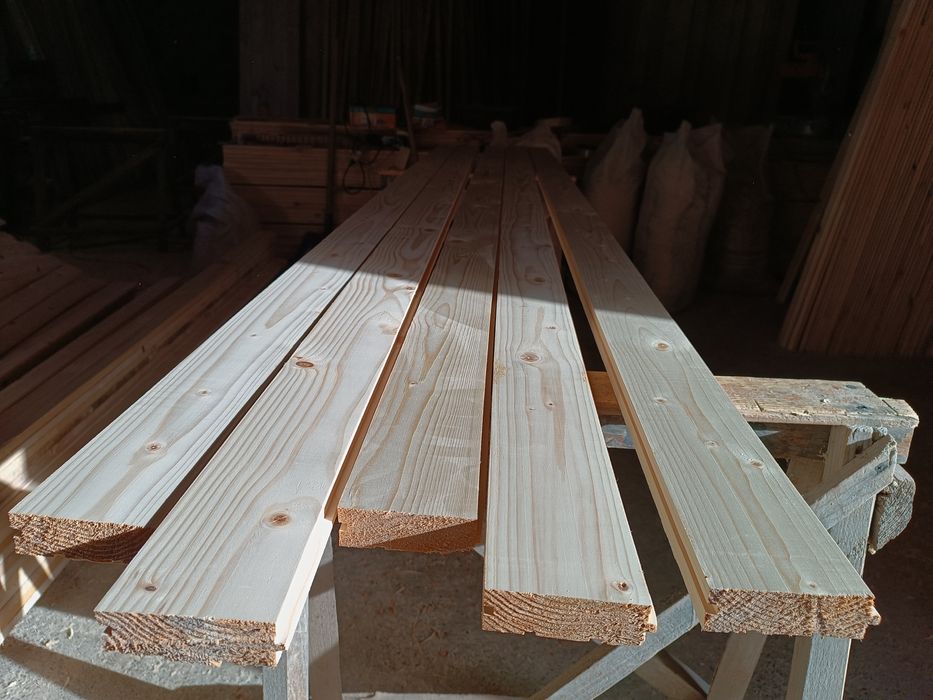 Дерев'яна вагонка, підлога, імітація бруса