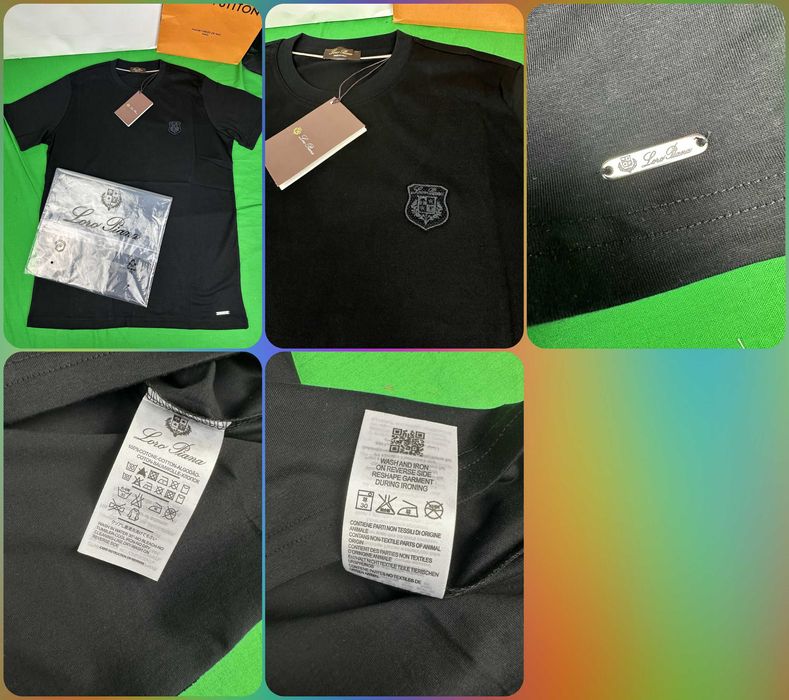 Koszulki shirt Loro Piana męskie koszulka ralph męska ultra premium