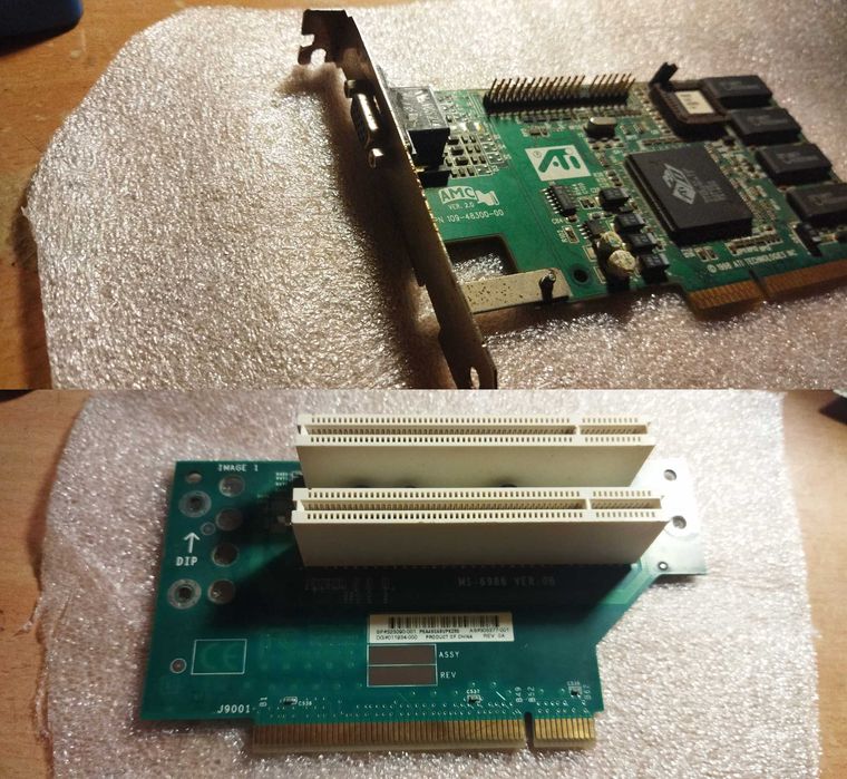 Varias plancas pc antigas, rede modem grafica etc